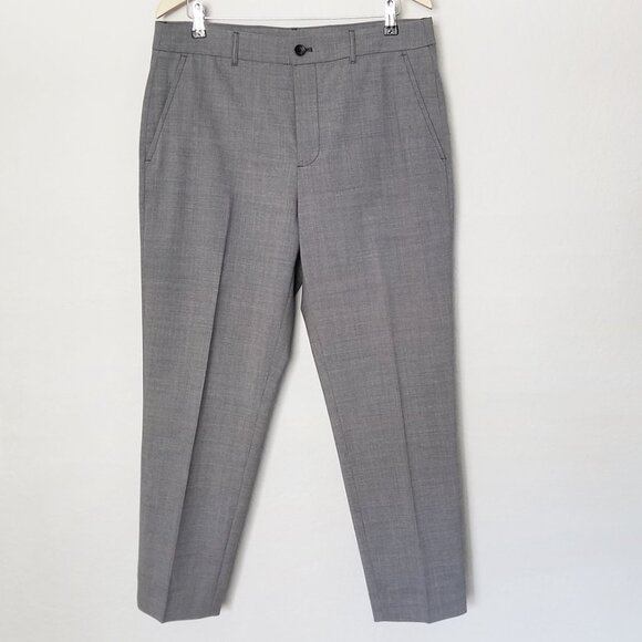 NEW Outerknown Men's 33 Stretch Wool Blend Trouser Pants Tapered Ankle $298 Gray - Picture 15 of 16